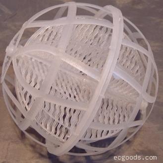 多孔旋转球型悬浮填料