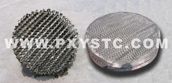 金属规整波纹填料