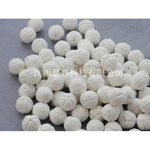 凸凹沟槽开孔高效瓷球