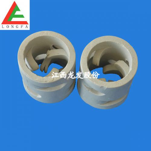 优质鲍尔环 陶瓷鲍尔环填料