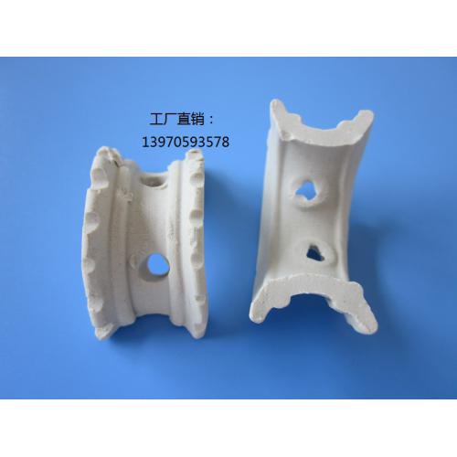 新型矩鞍环改进填料陶瓷异鞍环