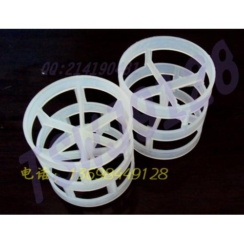 销售化工填料鲍尔环聚丙烯材质38规格全新料