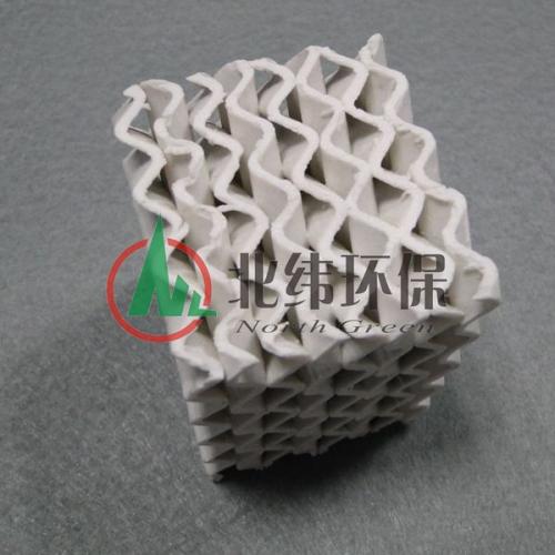 轻质强化瓷波纹规整填料 陶瓷波纹板