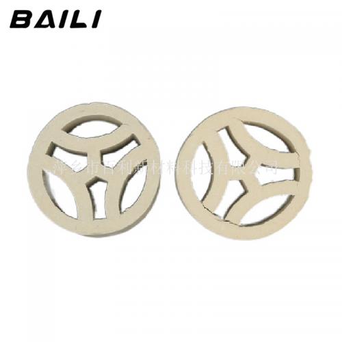 百利 陶瓷三丫环 Y环填料 陶瓷扁环 Y型隔热环 散堆填料