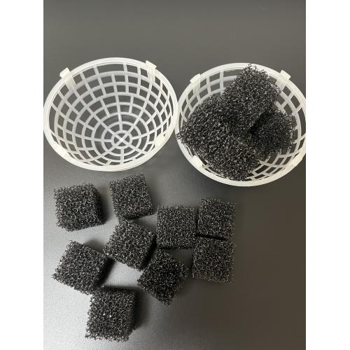 黑色聚氨酯悬浮球填料海绵填料